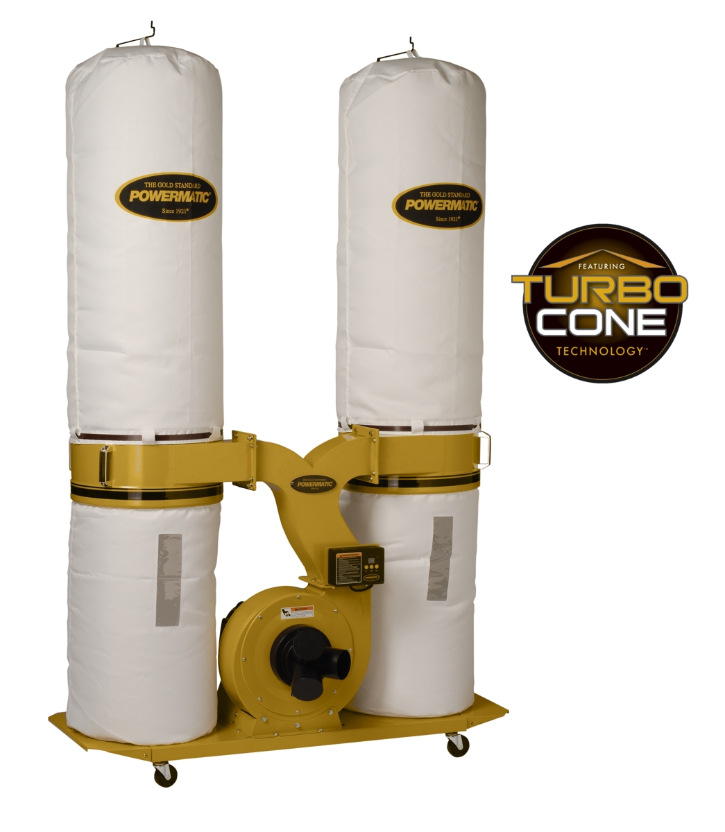 Powermatic PM1900TX-BK3 Dust Collector, 3HP 3PH 230/460V, 30-Micron Bag Filter Kit - 1792073K