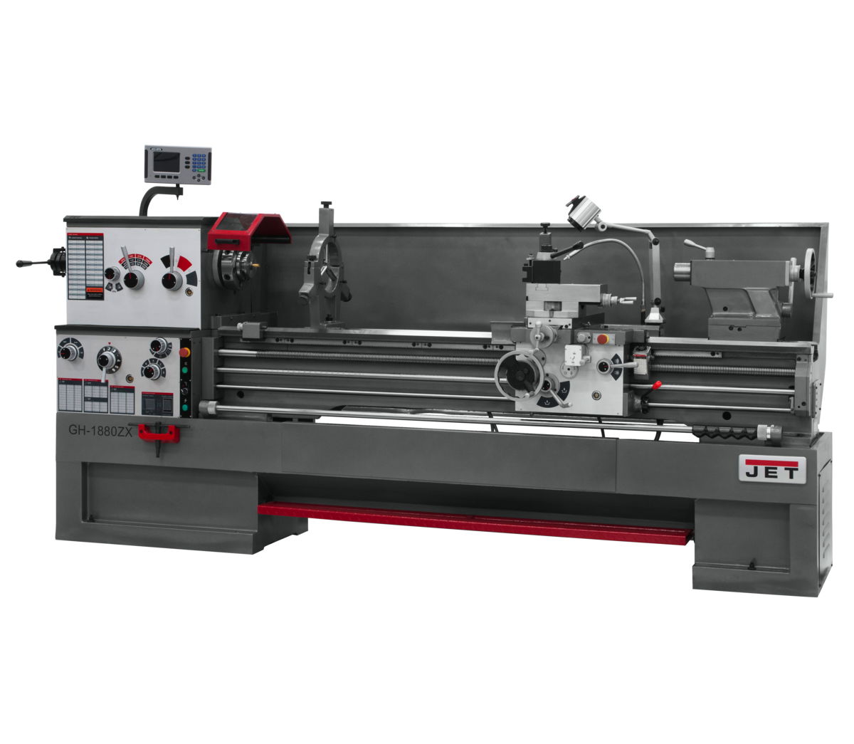 JET GH-1880ZX With ACU-RITE 303 DRO With Taper Attachment and Collet Closer - 321599