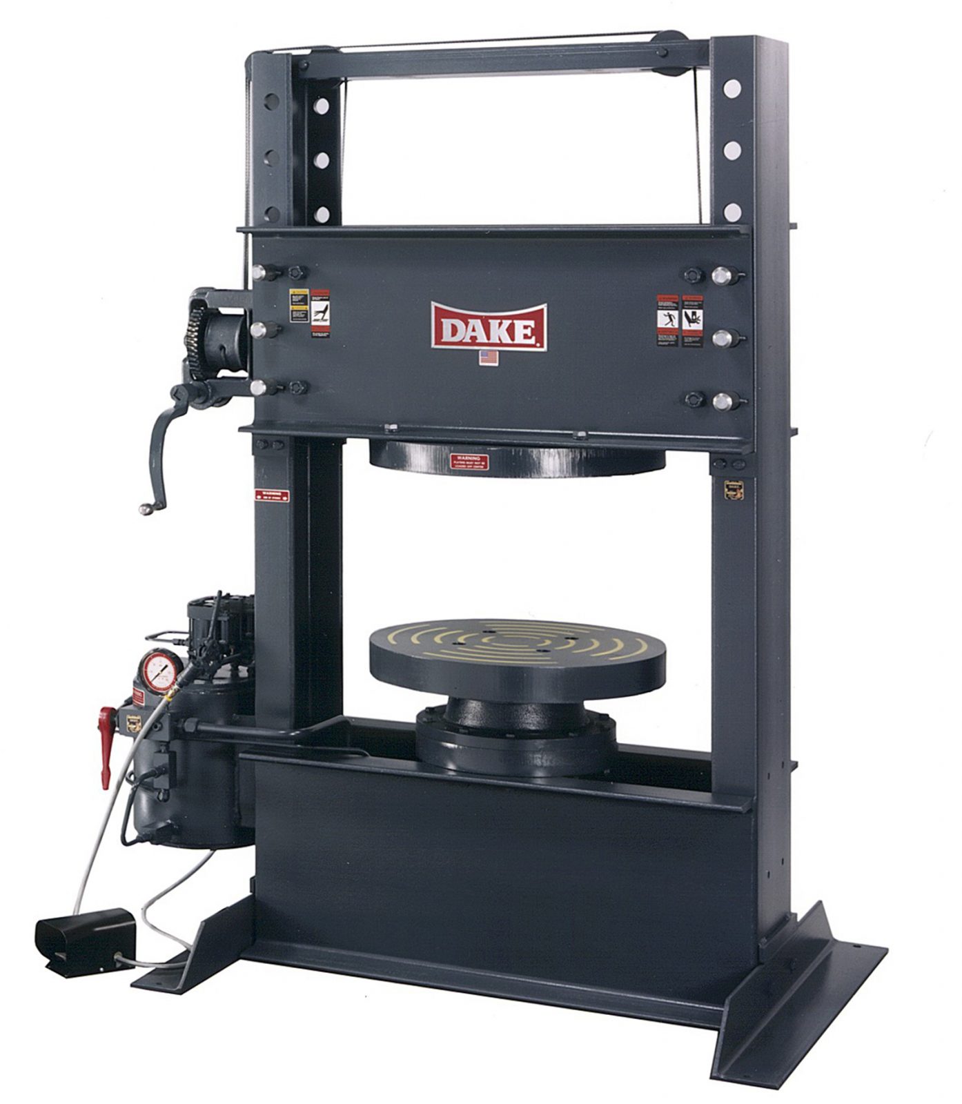 Dake 150 ton Air Powered Tire Press - 33587-2