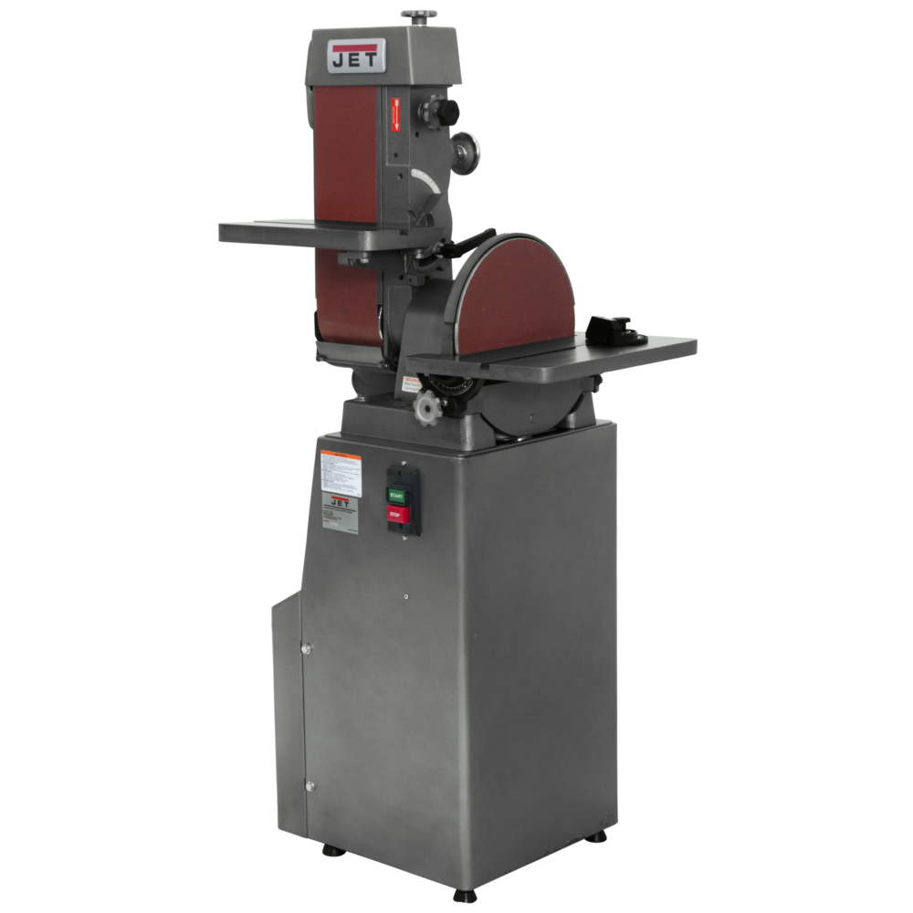 Jet 6 In x 48 In Industrial Belt and 12 Inch Disc Finishing Machine 230V 1Ph - J-4200A-2 - 414552