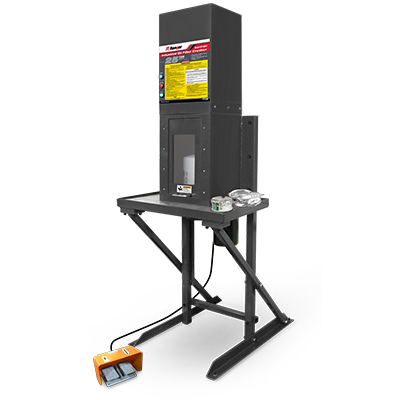 BenPak RP-50FC Heavy-Duty Electric Hydraulic Oil-Filter Crusher With Stand  25-Ton Capacity- 5150401