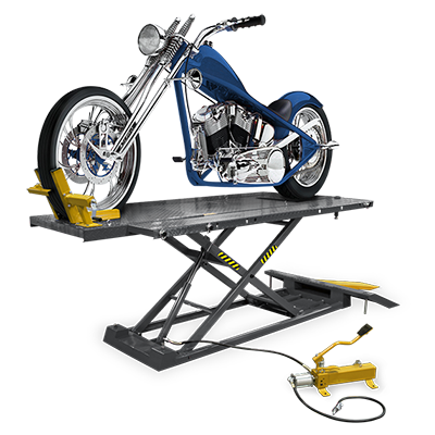 BenPak RML-1500XL Motorcycle Lift Platform with Front Wheel Vise Deluxe Extended - 5150605