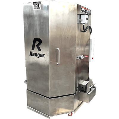 BenPak RS-500DS Stainless Steel Spray Wash Cabinet Dual-Heaters Low-Water Shutoff - 5155051