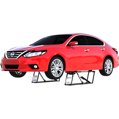 BenPak BL-3500SLX 3,500-lb. Capacity 20 In Maximum Rise Portable Car Lift - 5175196
