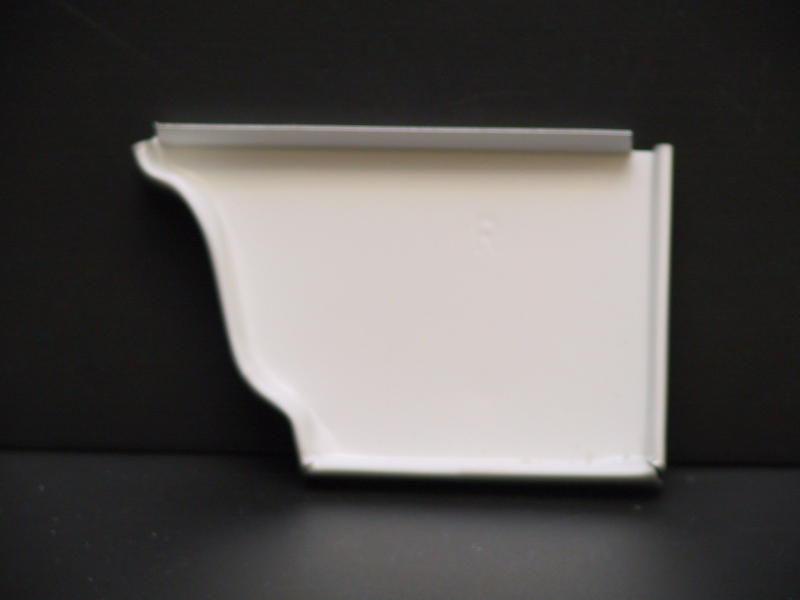 Hancock 6 Inch Right and Left Gutter End Cap (50 Pieces Per Box) - 6-ENR/L