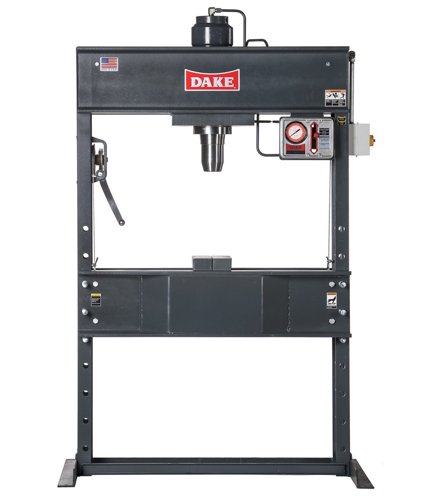 Dake 75 ton Elec-Draulic II press 220v-3ph 2 hp - 908075-2
