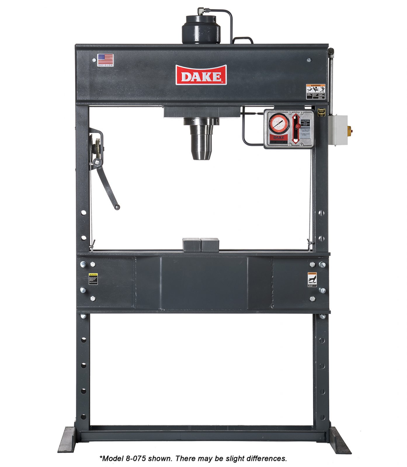 Dake 150 ton Elec-Draulic II press 220v-3ph 10 hp - 908150-2