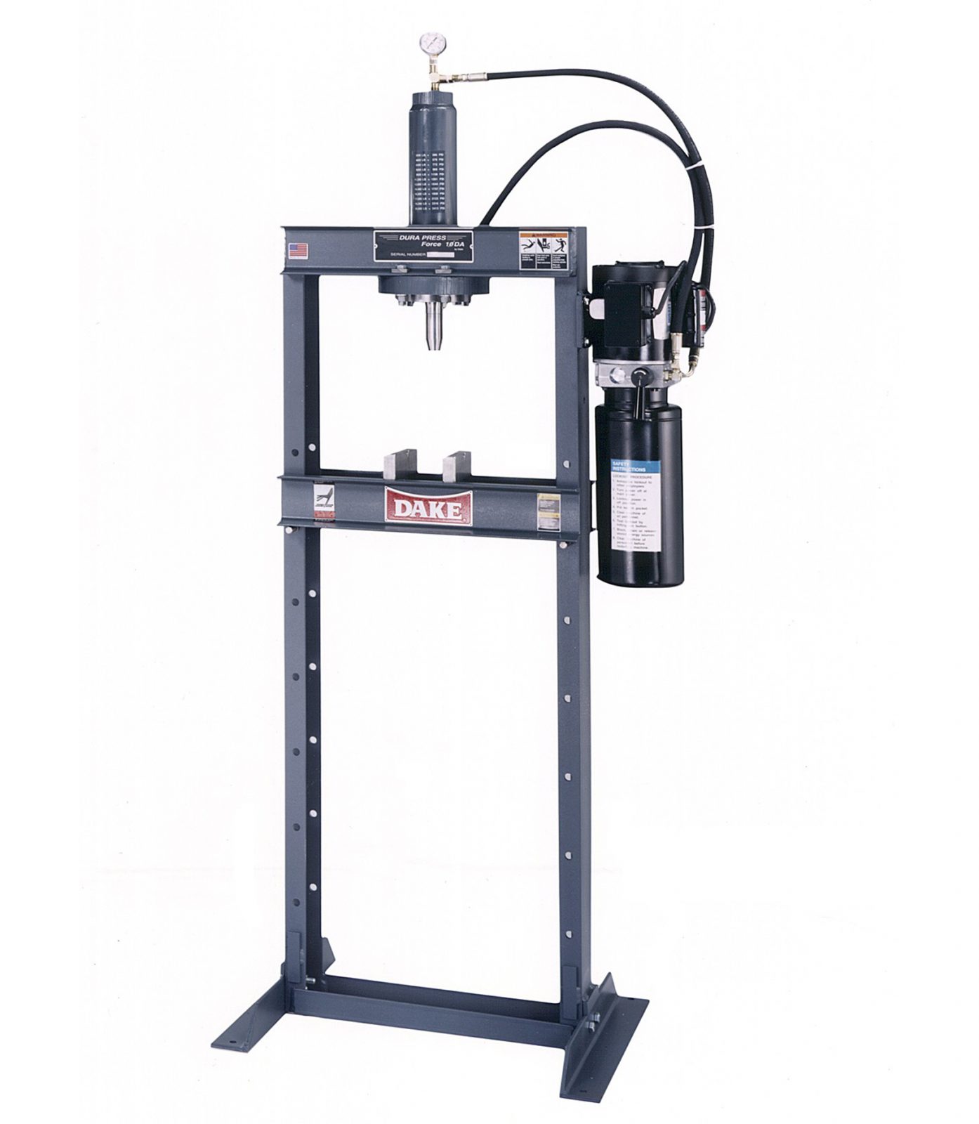 Dake 10 ton Electrically Operated H-frame 110v-1 ph - 909205