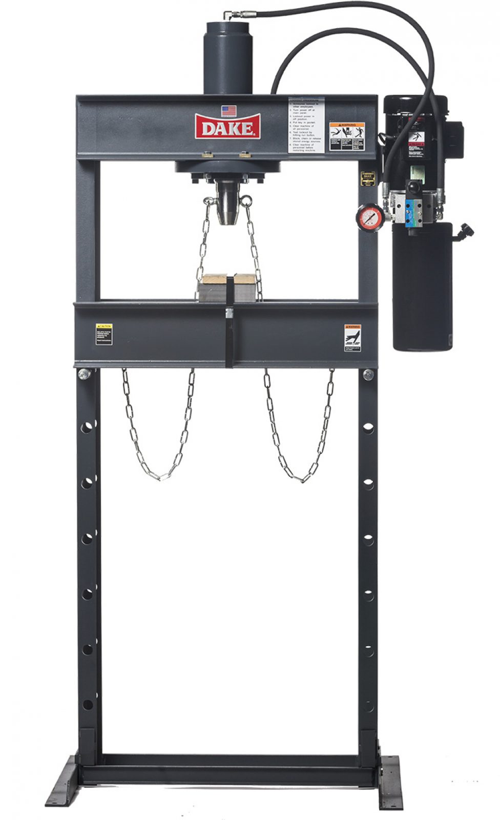 Dake 25 ton Electrically Operated H-frame 110v-1 ph - 909215