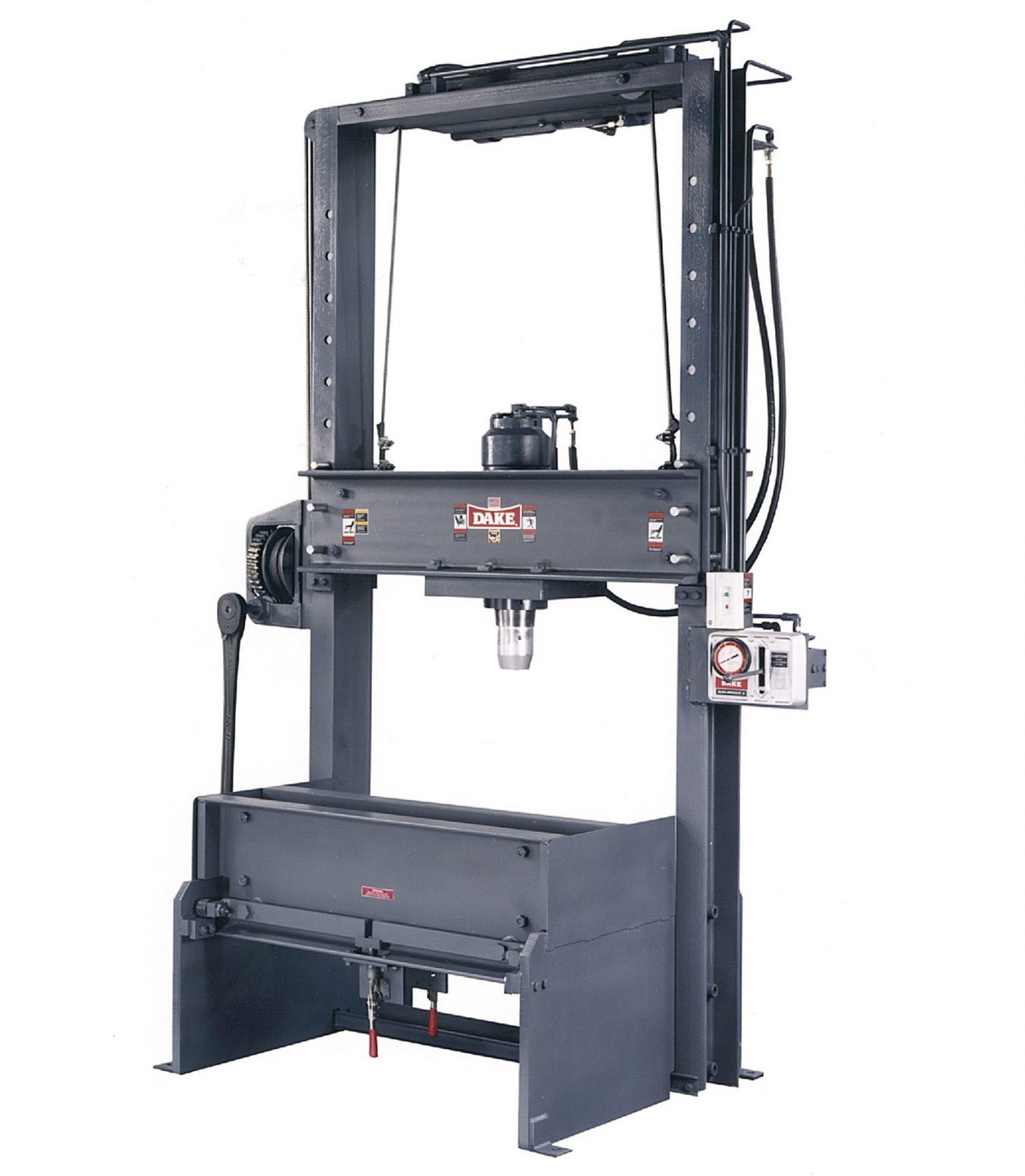 Dake 75 ton Moveable Table Elec-Draulic II Press 220v-3 ph - 942502-2