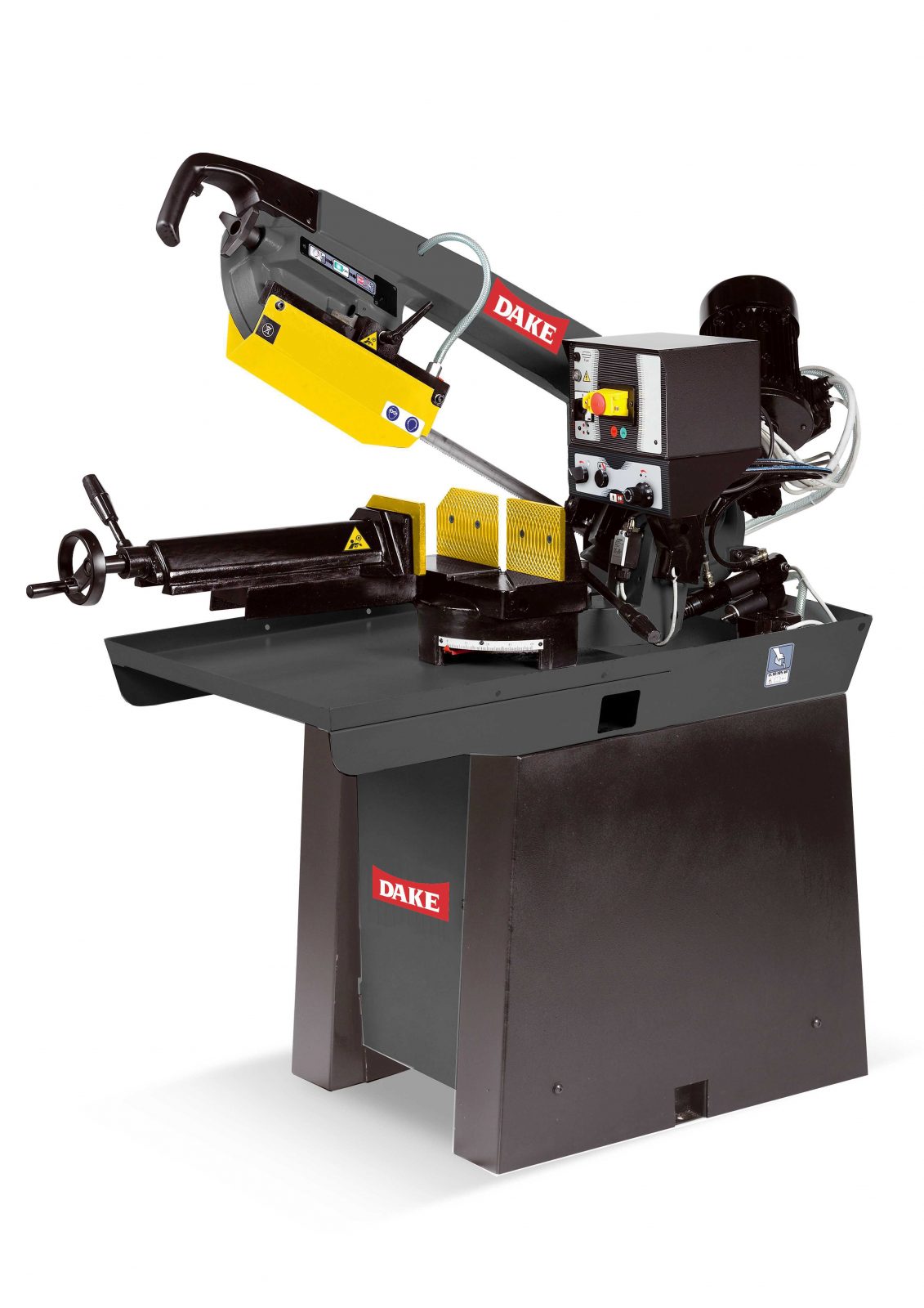 Dake Hydraulic controlled feed, horizontal mitering bandsaw, 220v-3 ph - 983111-2