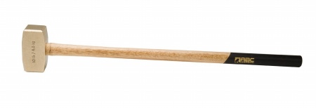 ABC Hammer 10 lb Brass Hammer with 36 inch Wood Handle - ABC10BW
