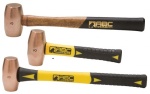 ABC Hammer 3 lb Bronze Hammer with 15 inch Fiberglass Handle - ABC3BZFL