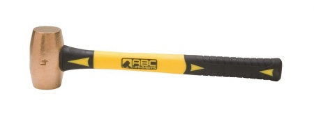 ABC Hammer 4 lb Bronze Hammer with 15 inch Fiberglass Handle - ABC4BZF