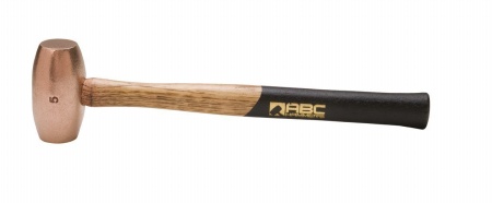 ABC Hammer 4 lb Bronze Hammer with 18 inch Wood Handle - ABC5BZW