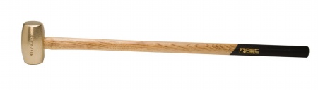 ABC Hammer 8 lb Brass Hammer with 36 inch Wood Handle - ABC8BW