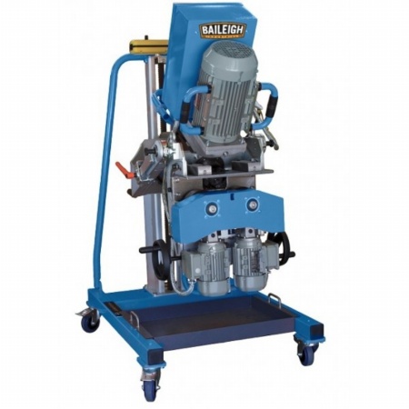 Baileigh 220V 3 Phase Beveling Machine with E-Z Adjust Cart - CM-50DS