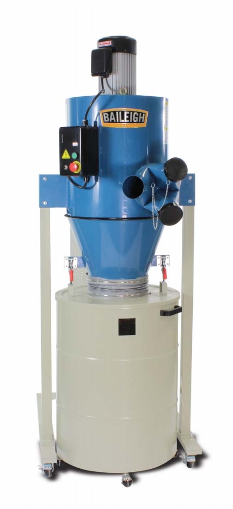 Baileigh Industrial 3HP Cyclone Dust Collector DC-2100C