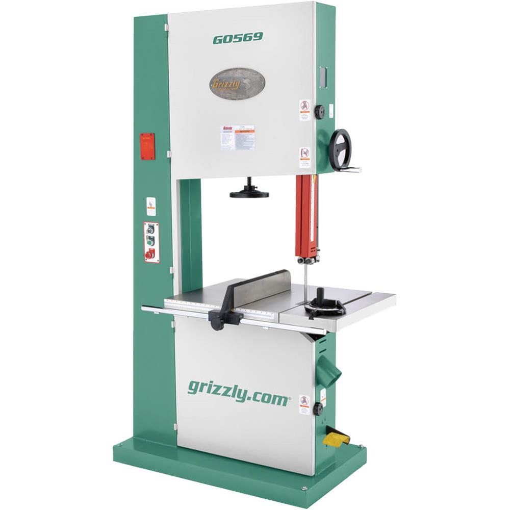Grizzly 24 Inch 7-1/2 HP 3-Phase Industrial Bandsaw - G0569