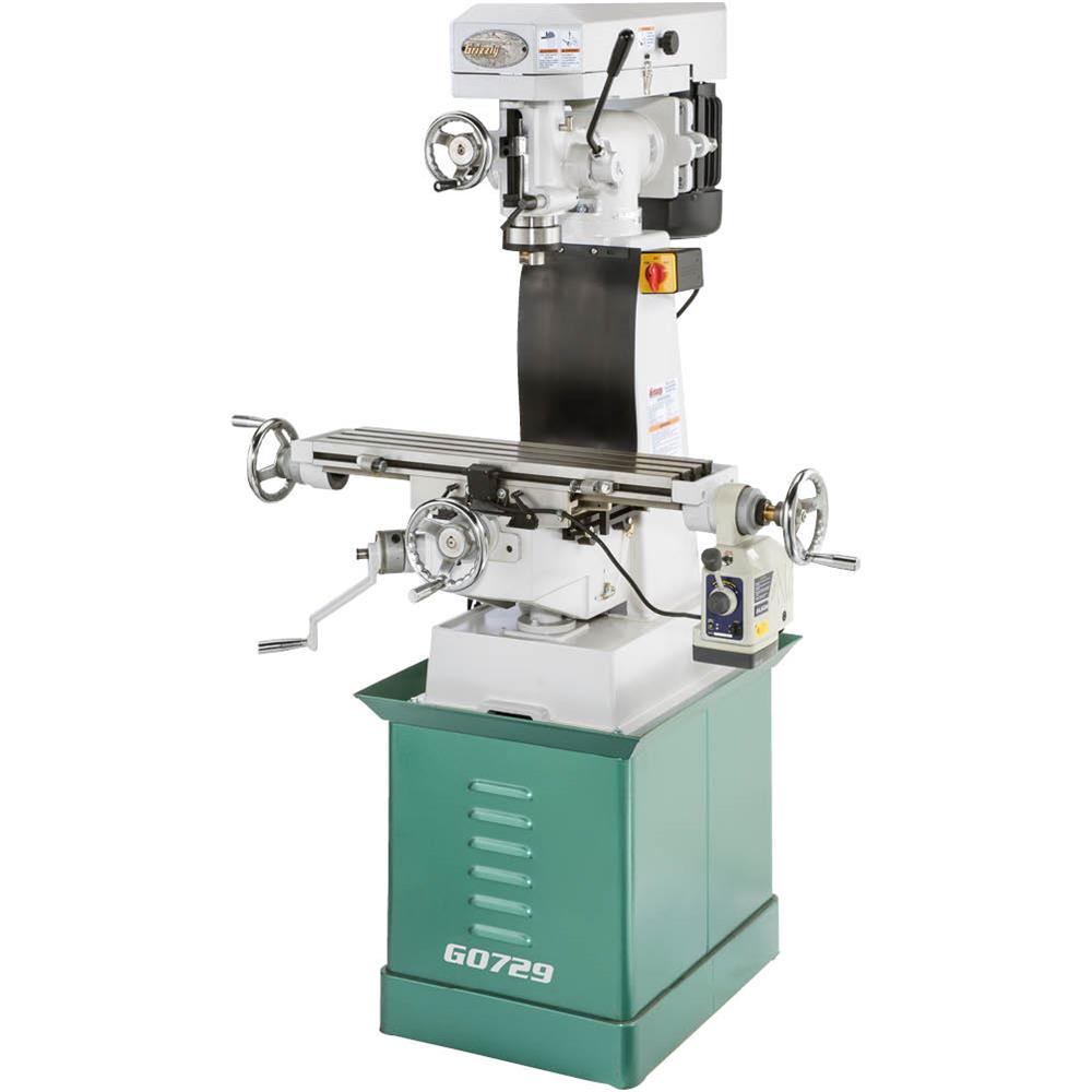 Grizzly Vertical Mill with Power Feed - G0729