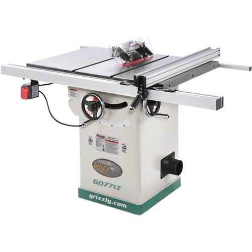  Grizzly 10 INCH 2 HP 120V Hybrid Table Saw with T-Shaped Fence  - G0771Z
