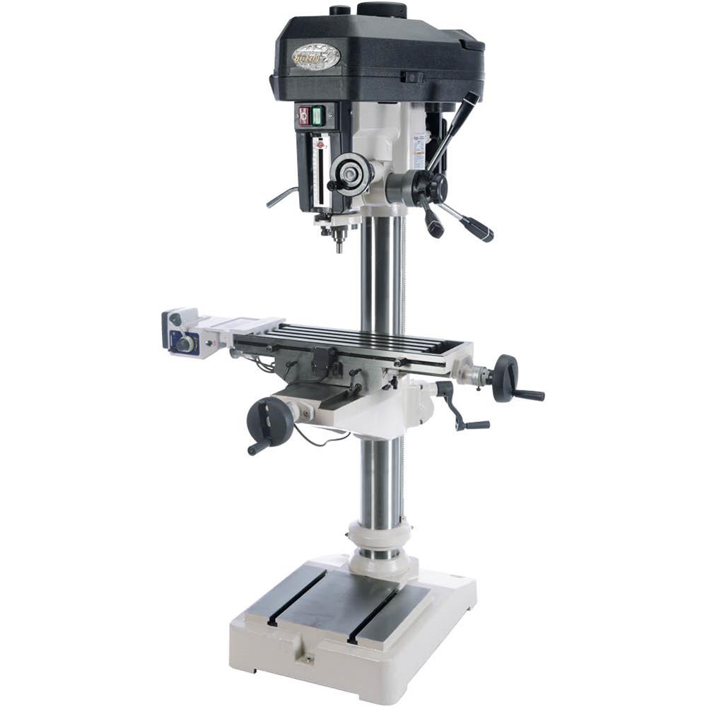 Grizzly 16 Inch Drill Press with Cross-Slide Table and Power Feed - G0810