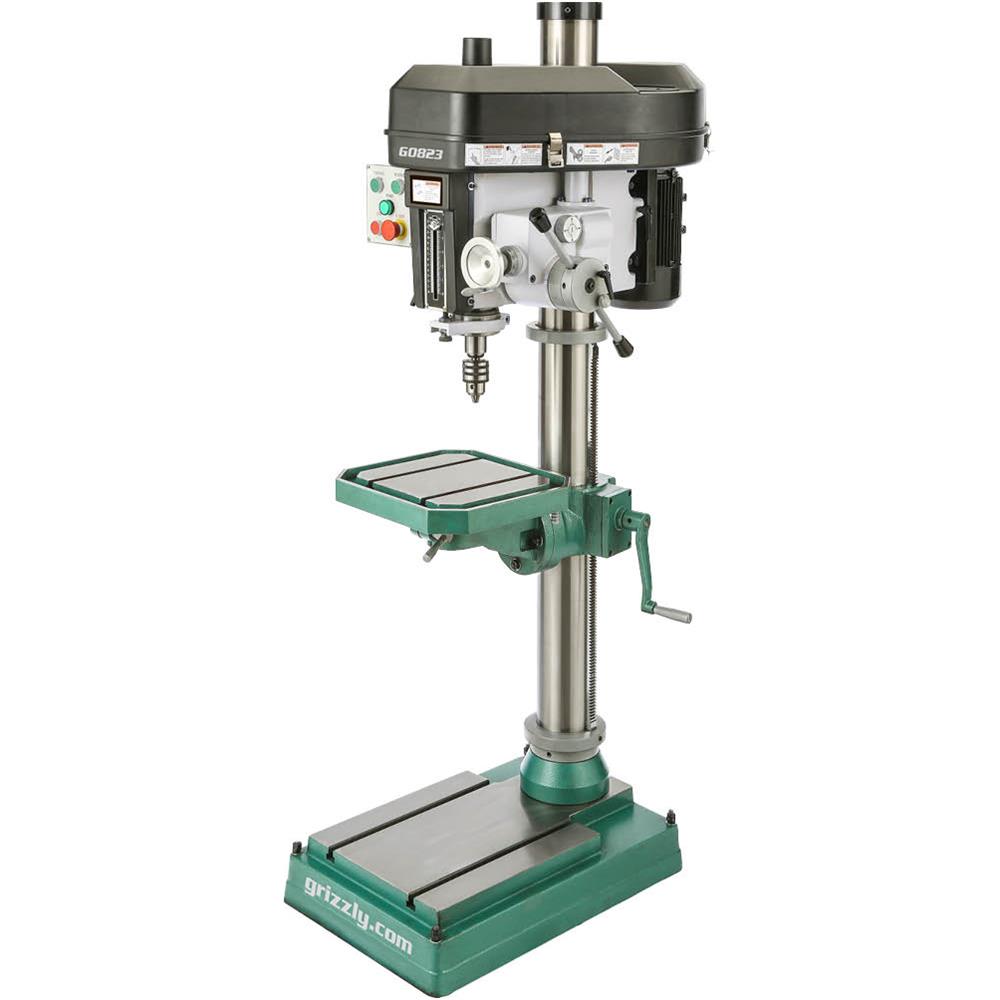 Grizzly Drill Press with Auto Downfeed - G0823
