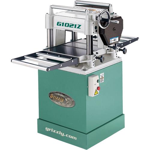 Grizzly 15 Inch 3 HP Planer w/ Cabinet Stand - G1021Z 