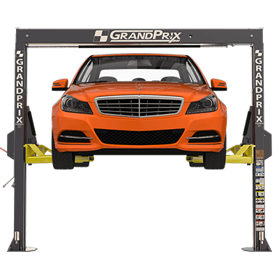 BendPak GrandPrix Series 2-Post Low Ceiling Auto Lift 7000 LB Capacity - GP-7LCS