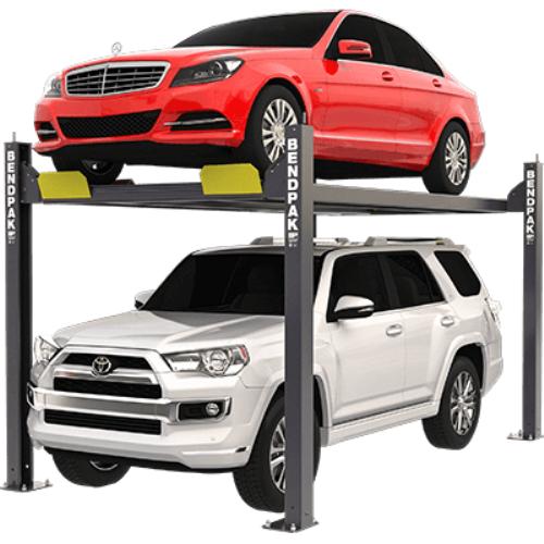 BendPak 4-Post Auto Lift 7,000 Capacity Narrow Car Lift - HD-7P