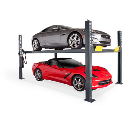BendPak 4 Post Vehicle Lift With Narrow Width 9,000 LB Capacity - HD-9STX