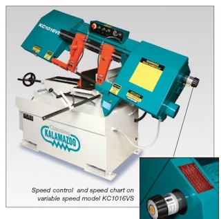 Clausing Kalamazoo 10 In Wet Horizontal Bandsaw - KC1016VS