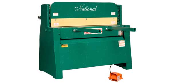 National 4 Foot x 1/4 Inch Hydraulic Sheet Metal Shear - NH4825