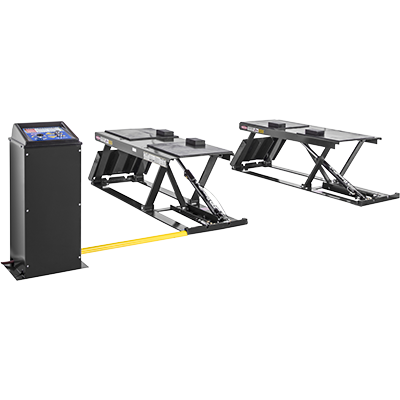 BendPak Low Rise Lift Open-Center Pit-Style With 9,000 Capacity - P-9000LTF