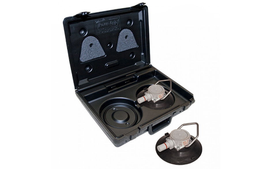 Wood's power grip 6in mounting cup with tie down bails travel set - TL6TD2B