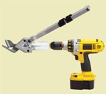 Malco Turbo Shear Asphalt Shingle Shear - Drill Accessory - TSS1