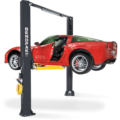 BendPak 2-Post Auto Lift 10000 LB Capacity With Asymmetric Clearfloor  - XPR-10AS