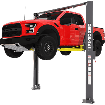 BendPak 2-Post Auto Lift 10000 LB Capacity With Asymmetric Clearfloor - XPR-10AXLS