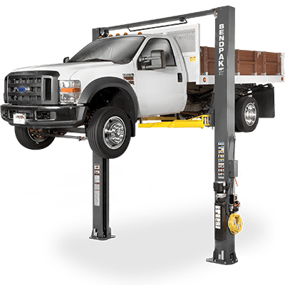 BendPak 2-Post Auto Lift 10000 LB Capacity With Symmetric Clearfloor - XPR-10XLS