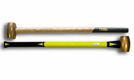 ABC Hammer 8 lb Bronze Hammer with 34 inch Fiberglass Handle - ABC8BZF