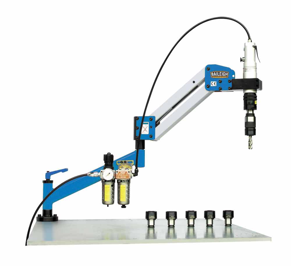 Baileigh Articulated Pneumatic 39 Inch Tapping Machine Arm - ATM-27-1000