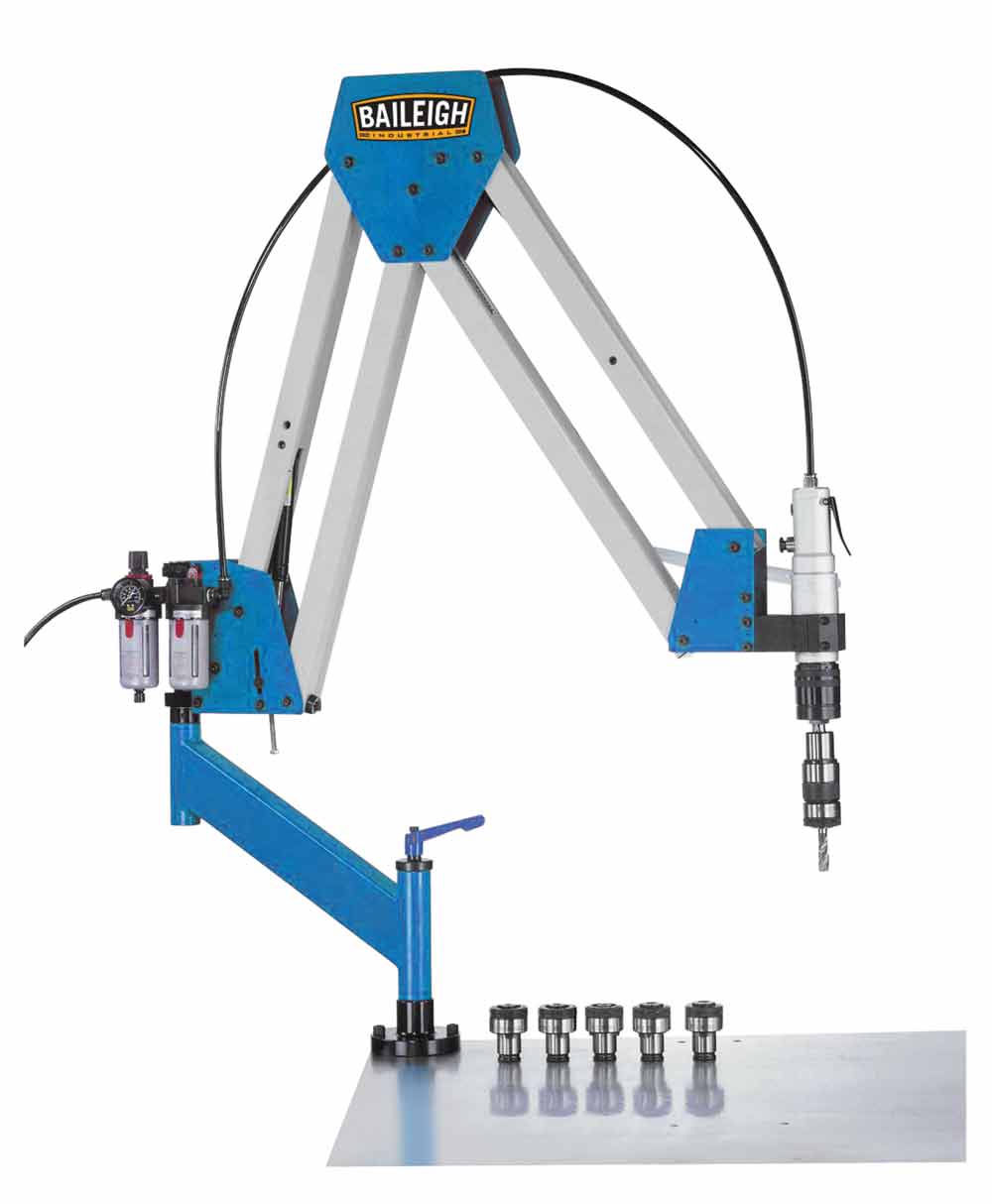 Baileigh Double Arm Articulated Air Powed Tapping Arm - ATM-27-1900