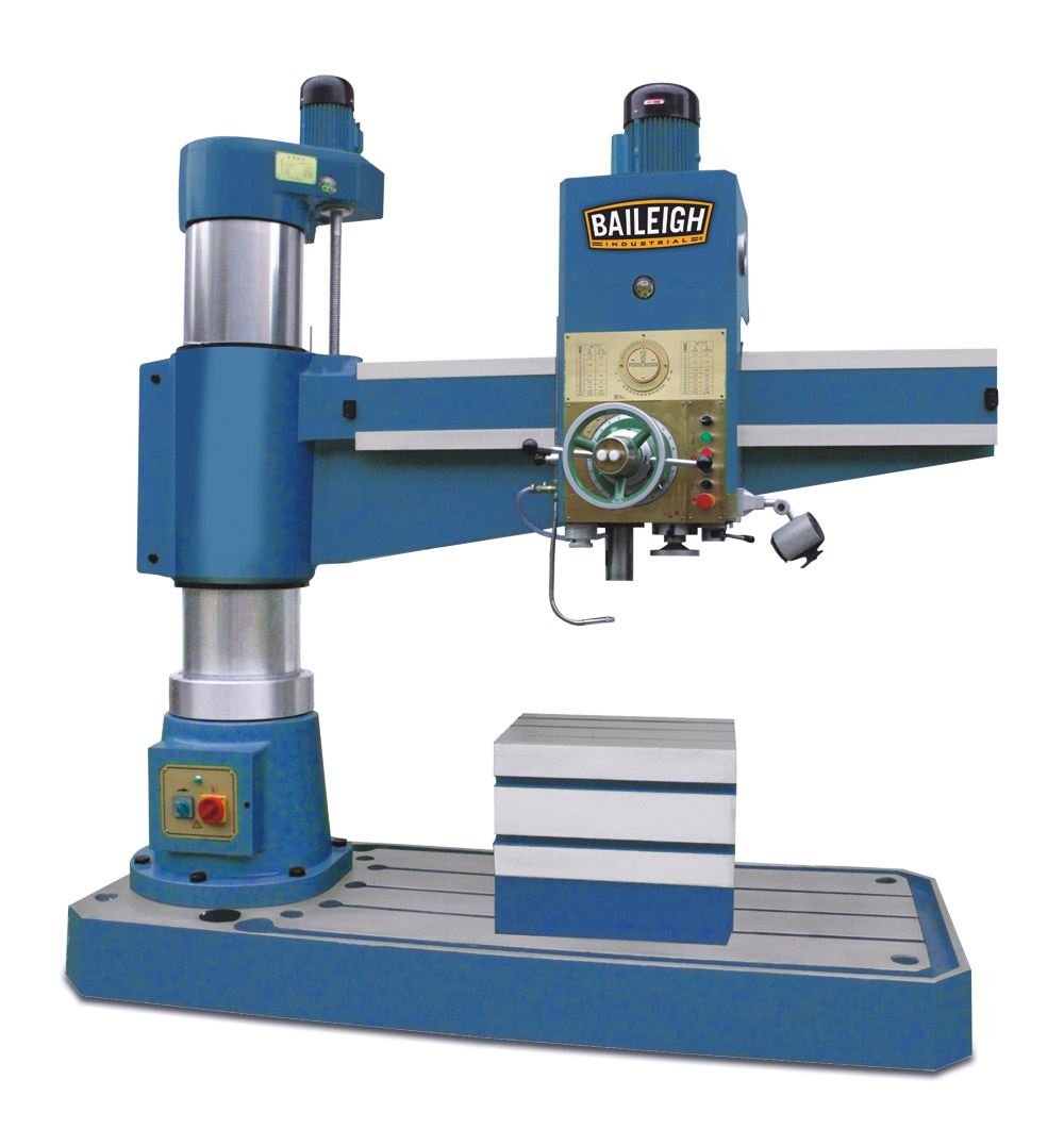 Baileigh 220 Volt Three Phase Hydraulic Radial Drill Press - RD1600H