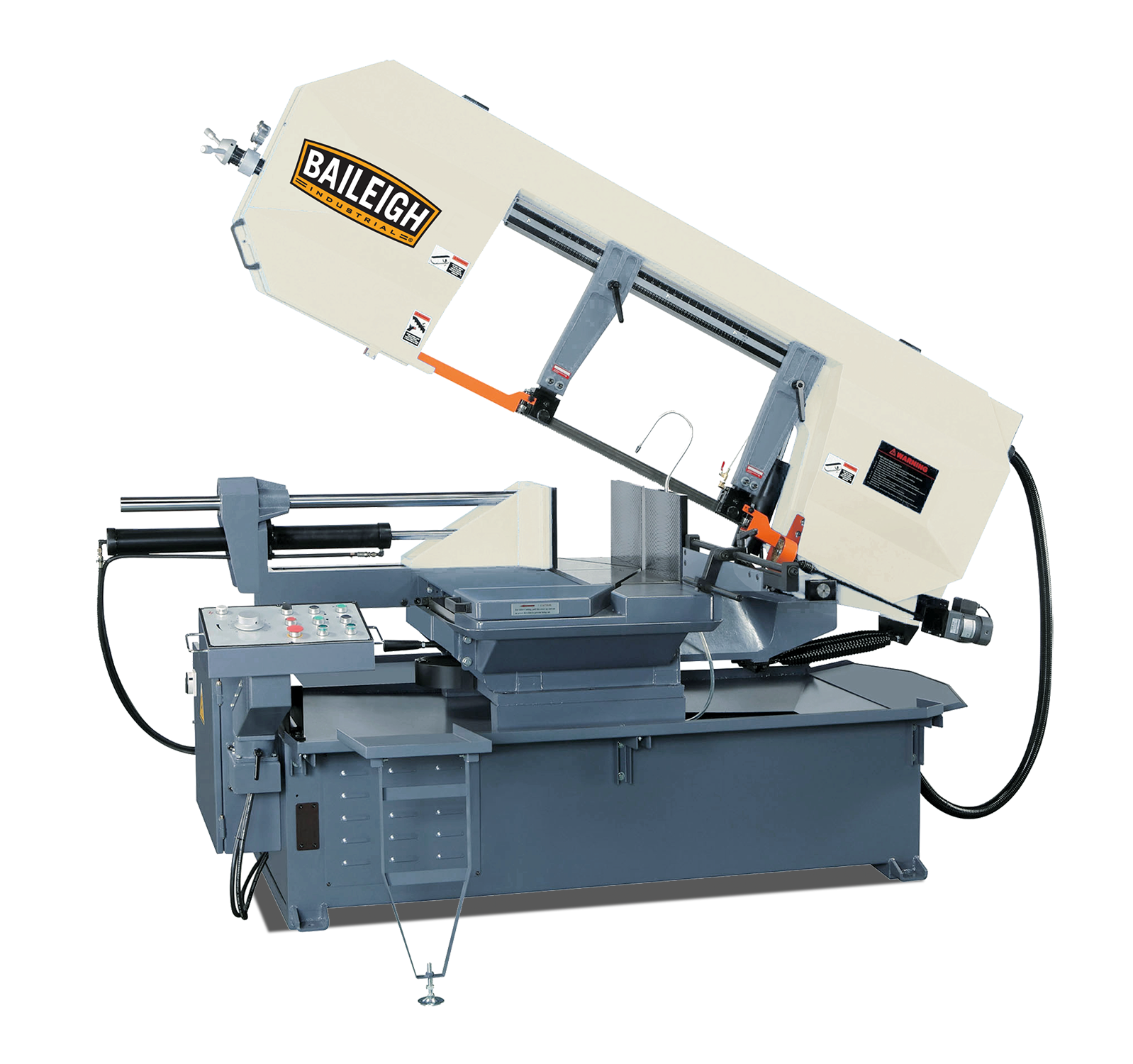 Baileigh Semi-Automatic Dual Mitering Horizontal Band Saw - BS-24SA-DM