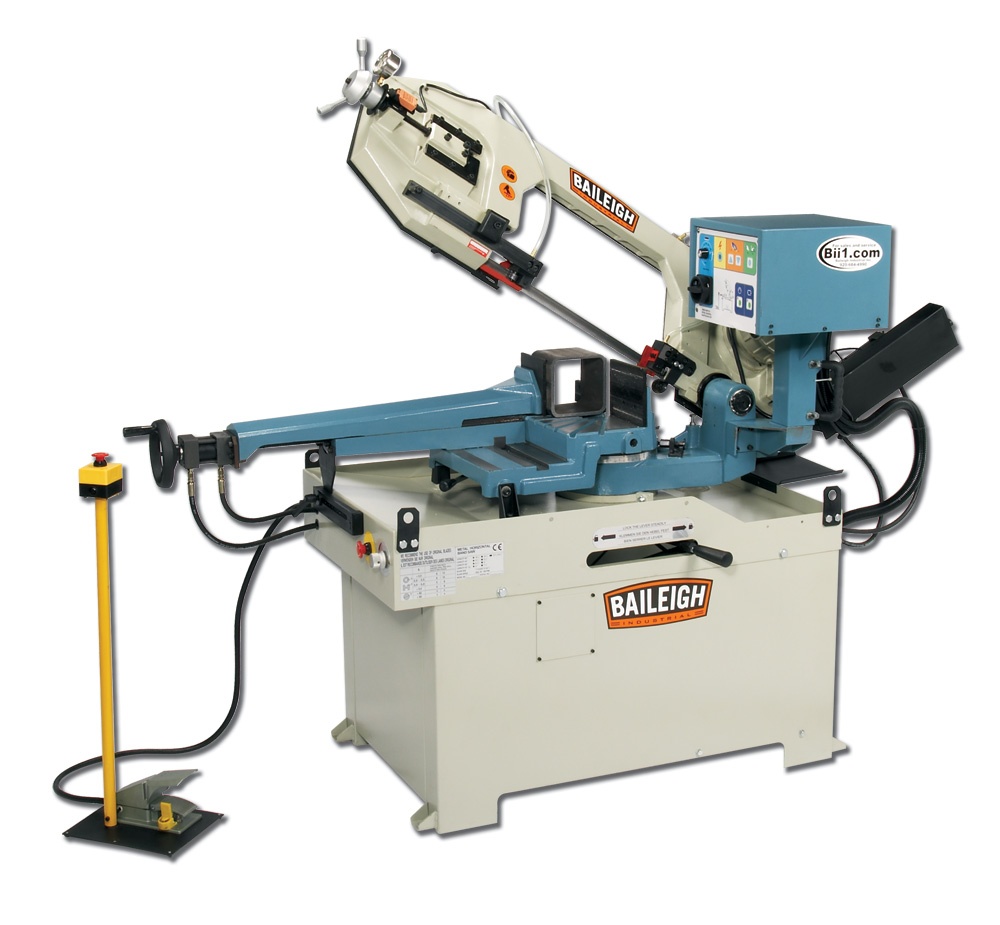 Baileigh Gear Driven Dual Miter Band Saw - BS-350SA