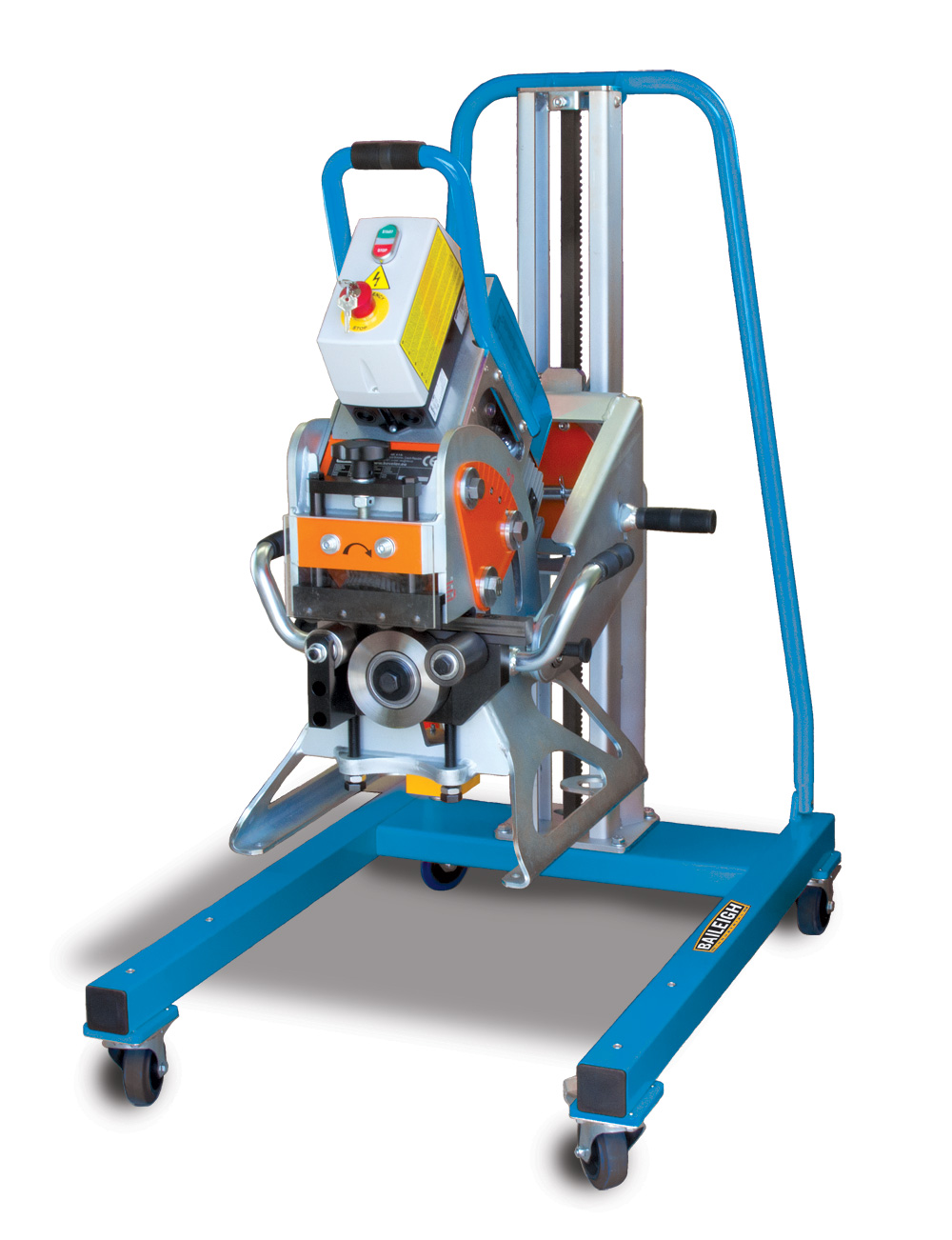 Baileigh 220V 3 Phase Beveling Machine with E-Z Adjust Cart - CM-15DS