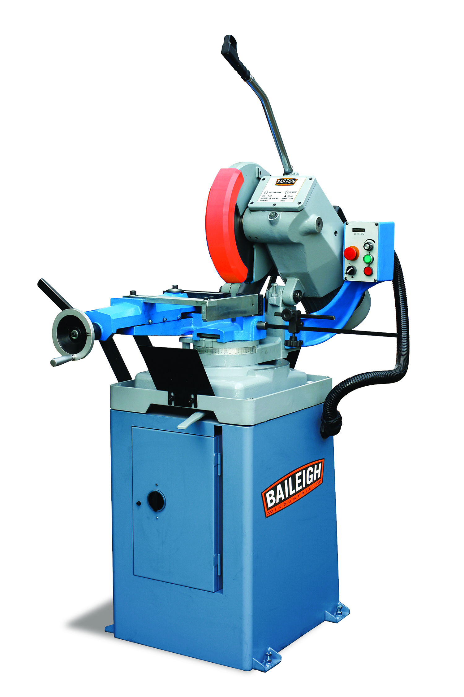 Baileigh 220 Volt 3 Phase Heavy Duty Manual Cold Saw with 14 Inch Blade - CS-350EU