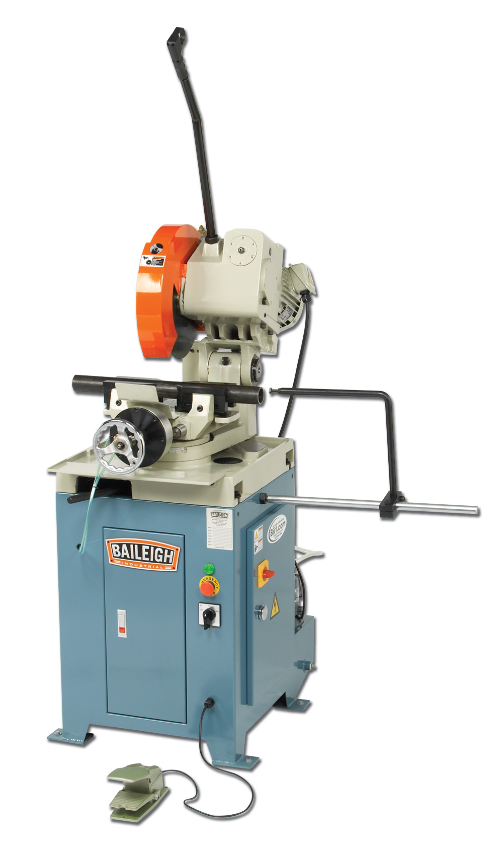 Baileigh 220 Volt 3 Phase Heavy Duty Manual Cols Saw with Pneumatic Vise and 14 Inch Blade - CS-350P