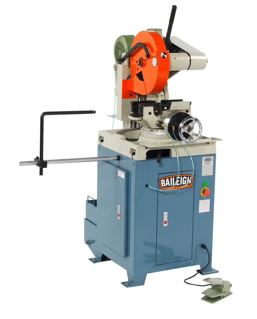 Baileigh 220 Volt 3 Phase Heavy Duty Semi Automatic Cold Saw with 14 Inch Blade - CS-355SA