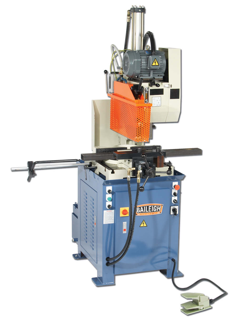Baileigh 220 Volt 2 Phase Semi Automatic Column Type Cold Saw with 16 Inch Blade - CS-C425SA